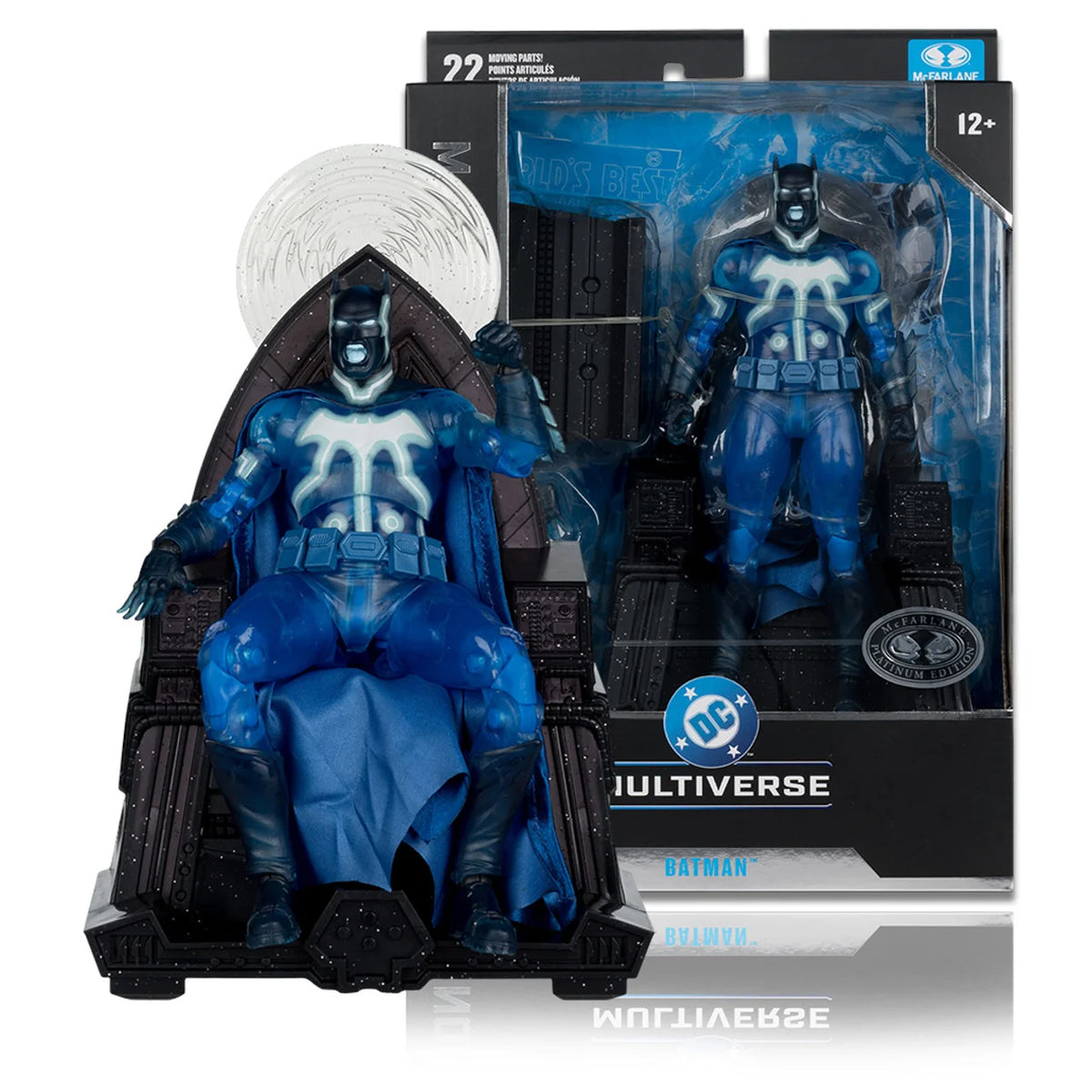 DC Multiverse McFarlane Collector Edition Action Figurine 47 Batman & Mobius Chair (Darkseid War) 18cm *PLATINIUM*