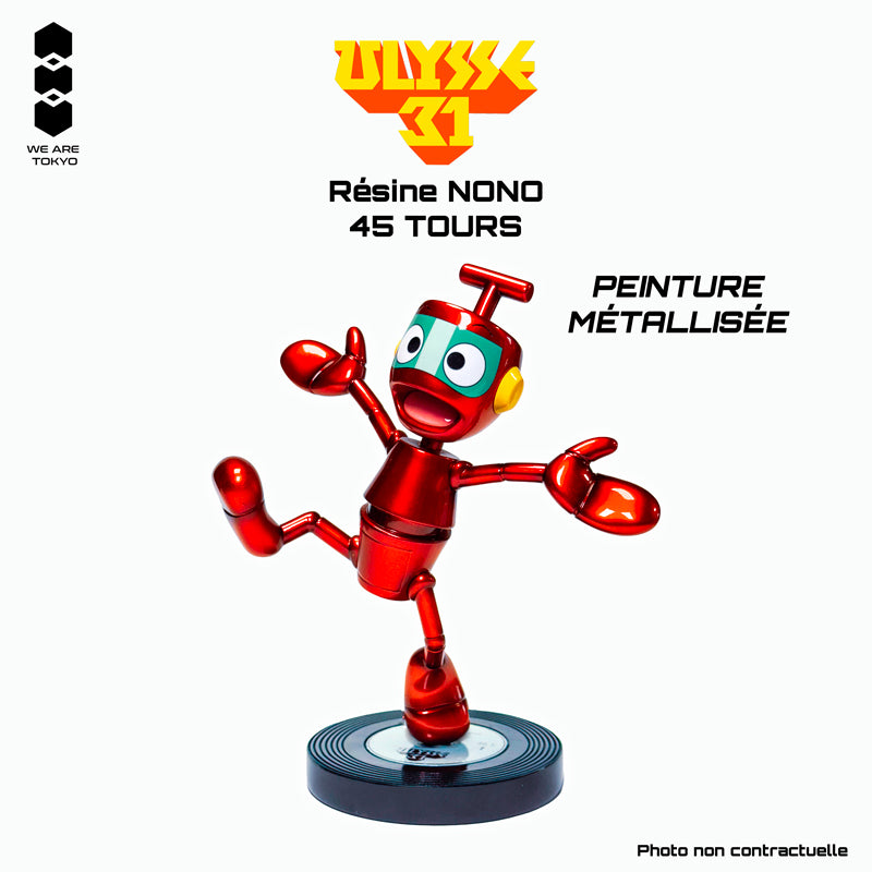 Statuette Nono 45 Tours – Collection Résine (peinture métallisée) (We Are Tokyo) – Ulysse 31 – 15cm