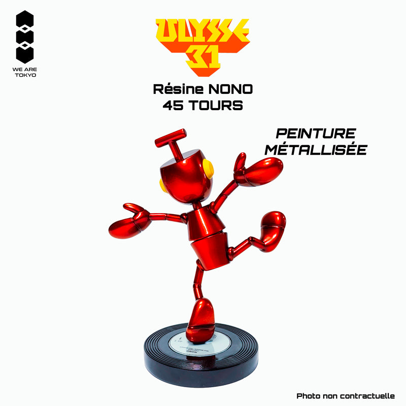 Statuette Nono 45 Tours – Collection Résine (peinture métallisée) (We Are Tokyo) – Ulysse 31 – 15cm
