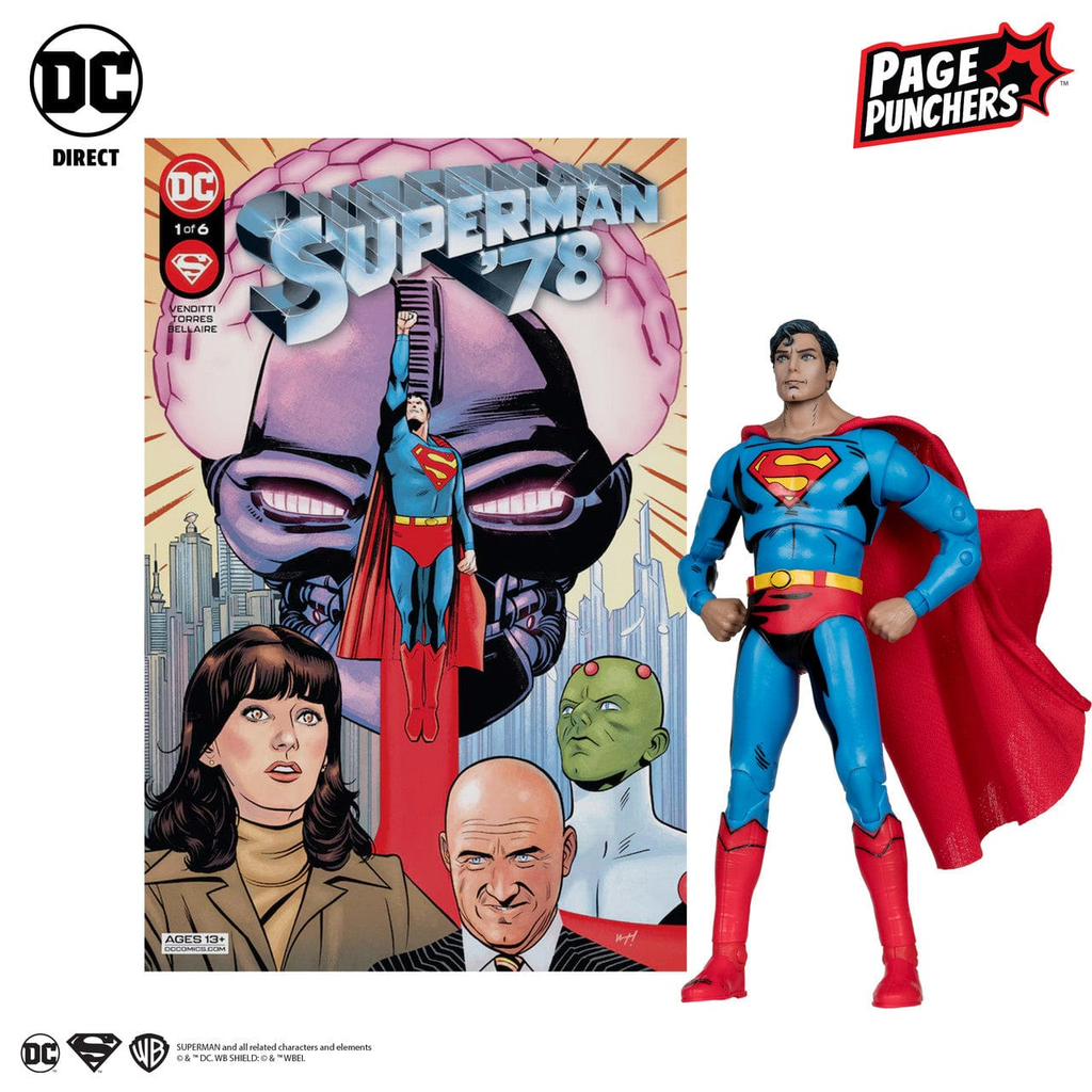Figurine Superman '78 – Page Punchers (McFarlane Toys) – DC Comics – 13cm