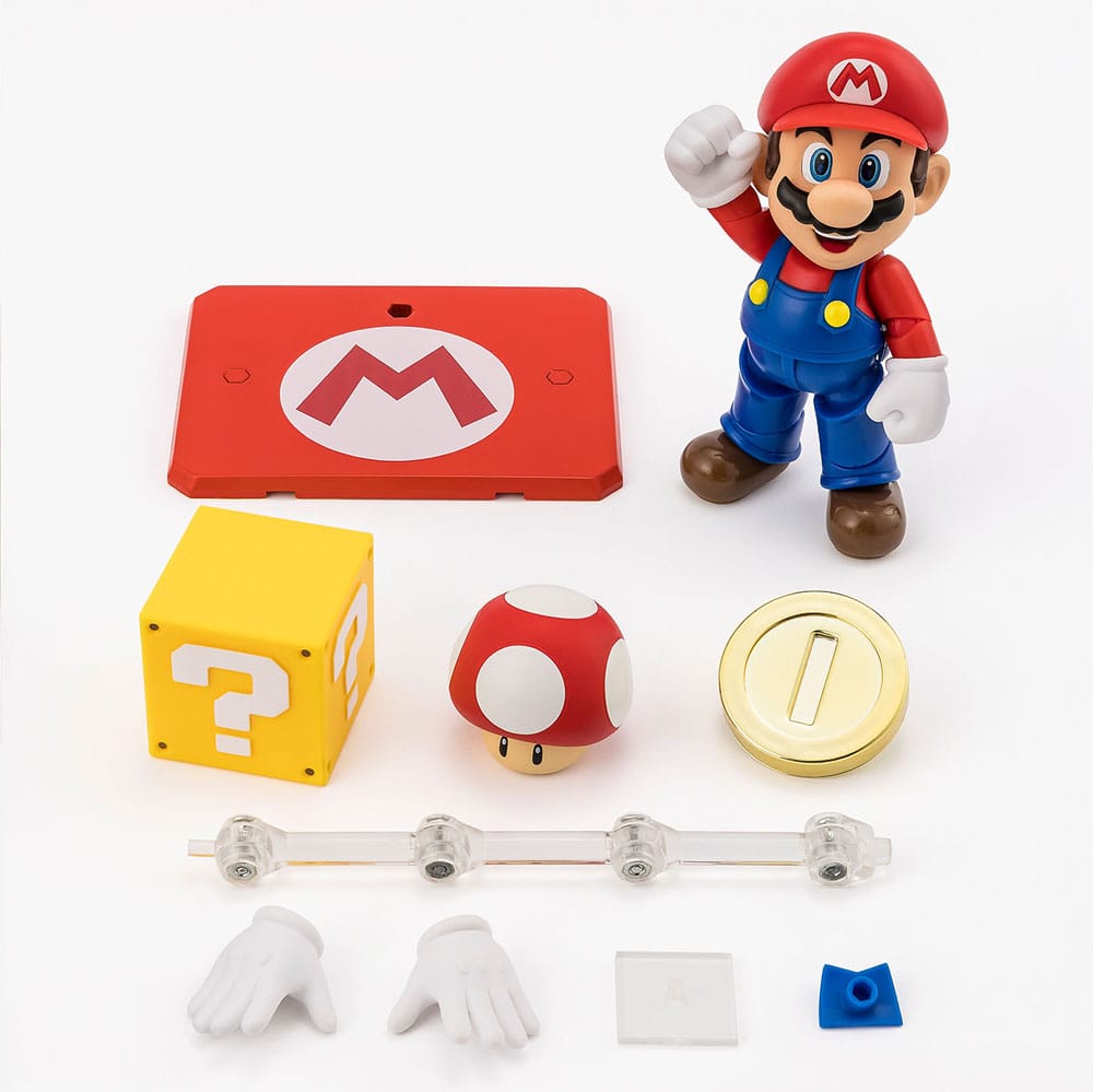 Figurine Mario – S.H.Figuarts (Tamashii Nations) – Super Mario – 10cm