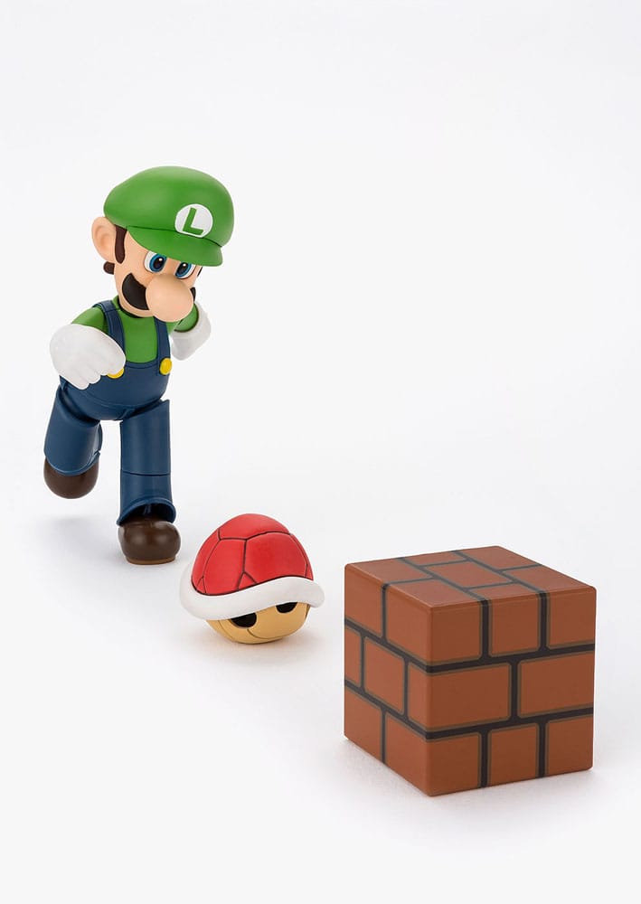 Figurine Luigi – S.H.Figuarts (Tamashii Nations) – Super Mario – 10cm