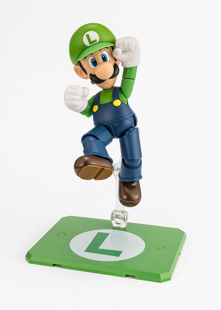 Figurine Luigi – S.H.Figuarts (Tamashii Nations) – Super Mario – 10cm
