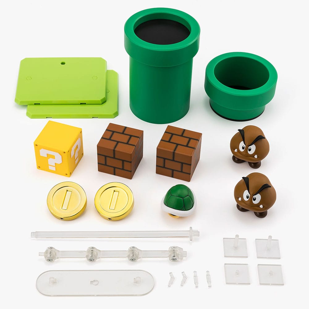 Playset Mario Playset – S.H.Figuarts (Tamashii Nations) – Super Mario – 10cm