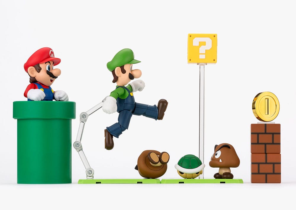 Playset Mario Playset – S.H.Figuarts (Tamashii Nations) – Super Mario – 10cm
