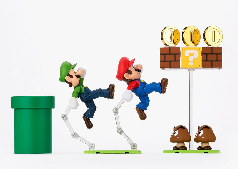 Playset Mario Playset – S.H.Figuarts (Tamashii Nations) – Super Mario – 10cm