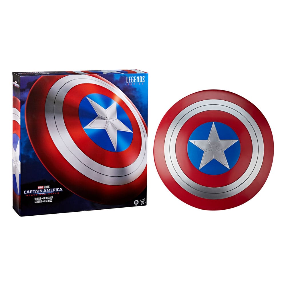 Réplique Bouclier Captain America – Marvel Legends Roleplay (Hasbro) – Marvel – échelle 1:1
