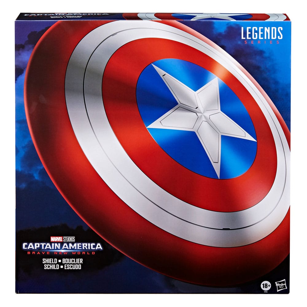 Réplique Bouclier Captain America – Marvel Legends Roleplay (Hasbro) – Marvel – échelle 1:1