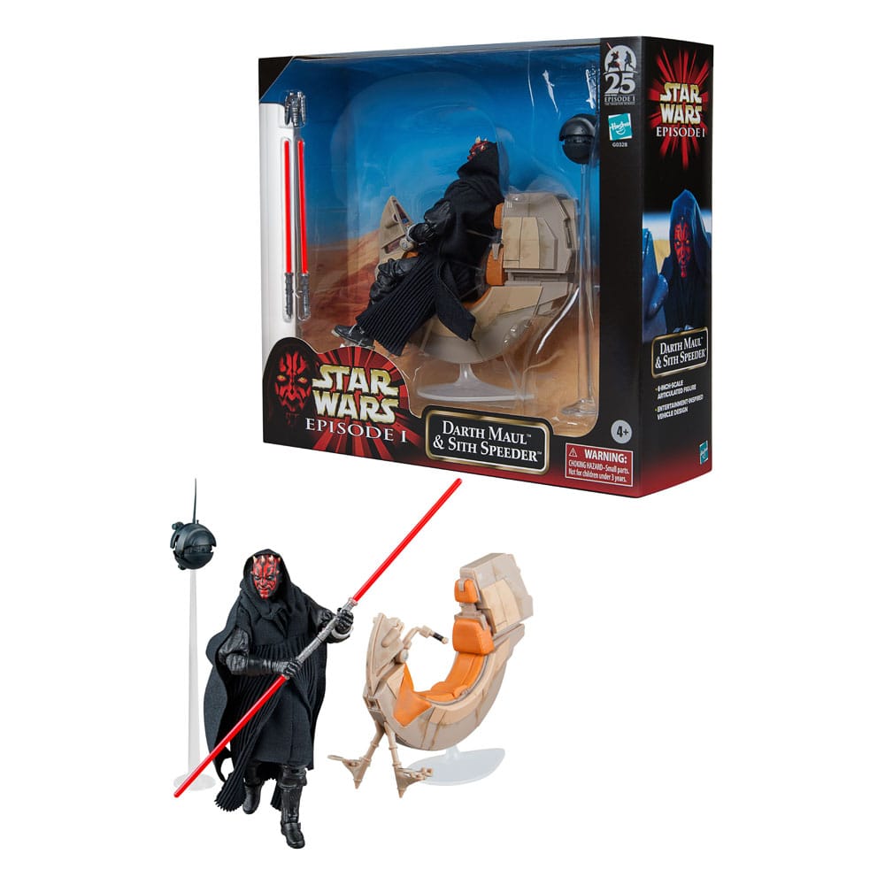Véhicule Darth Maul & Sith Speeder – The Black Series (Hasbro) – Star Wars – 15cm