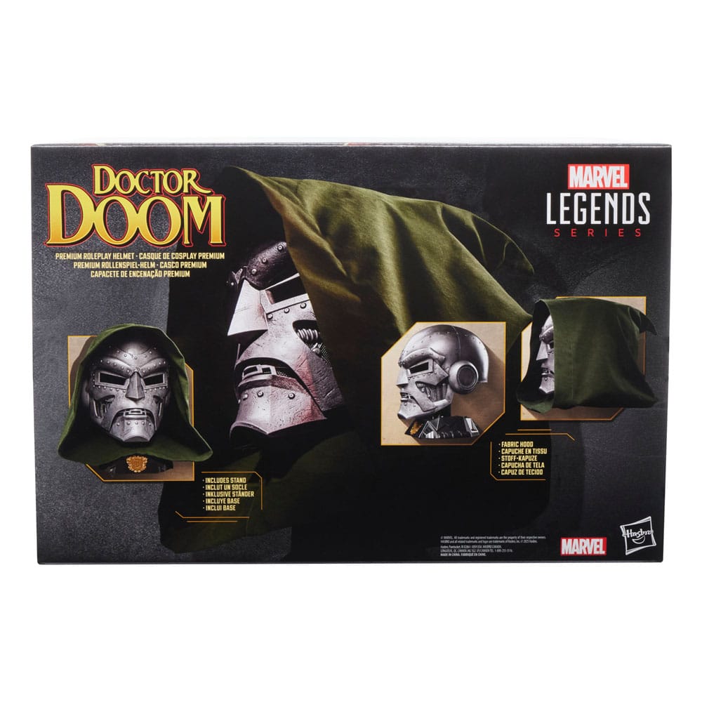 Réplique Casque Doctor Doom – Marvel Legends Roleplay (Hasbro) – Marvel – échelle 1:1