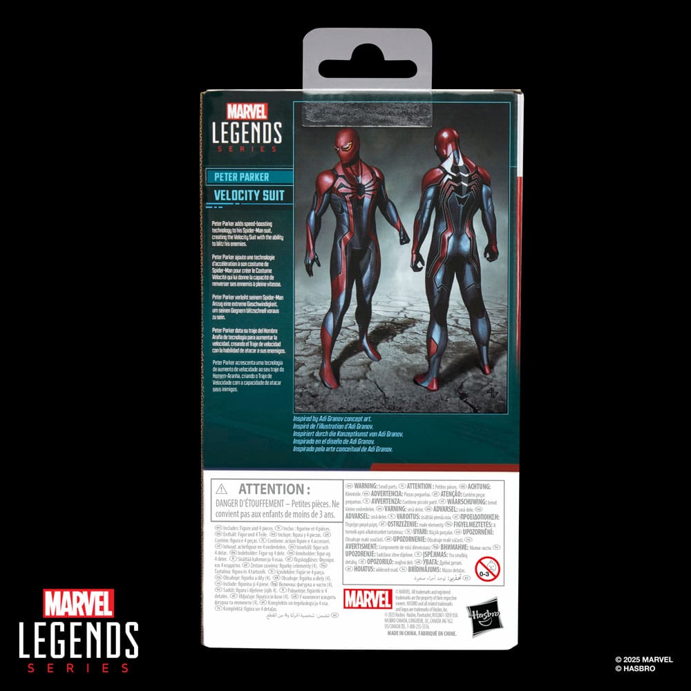 Figurine Peter Parker Velocity Suit – Marvel Legends Gamerverse (Hasbro) – Marvel – 15cm