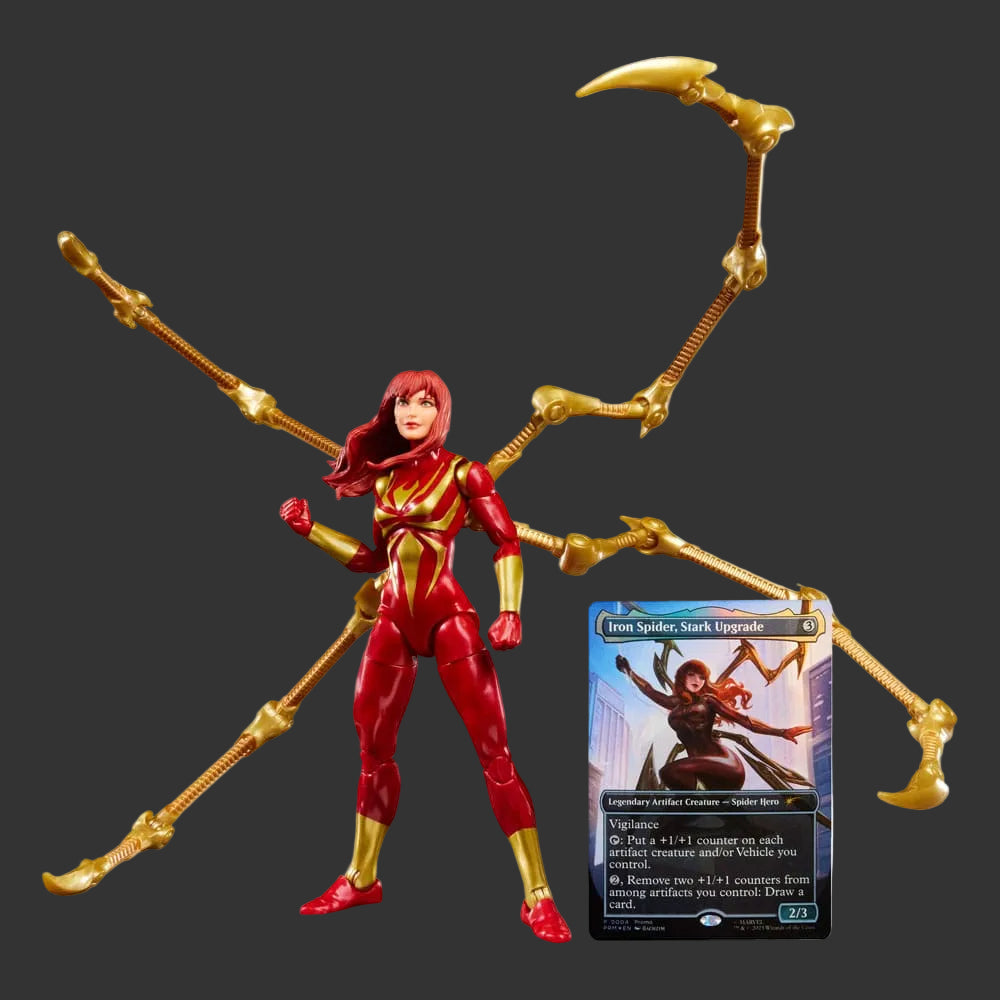 Marvel Legends Magic: The Gathering figurine Mary Jane Watson (Iron Spider) (avec carte premium exclusive) 15 cm