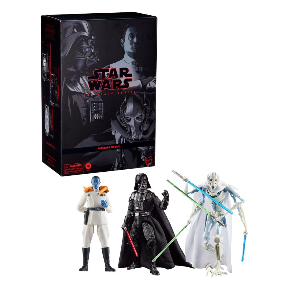 STAR WARS BLACK SERIES 3-PACK MASTERS OF EVIL