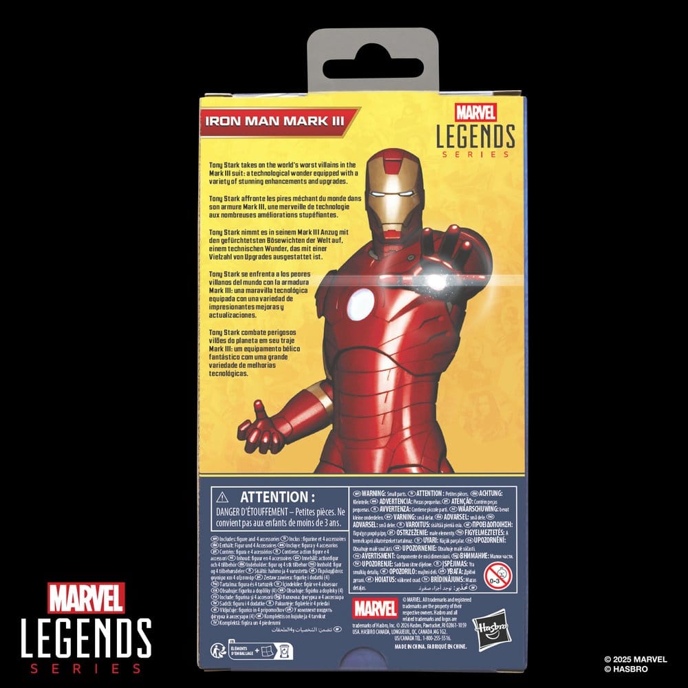Figurine Iron Man – Marvel Legends (Hasbro) – Marvel – 15cm