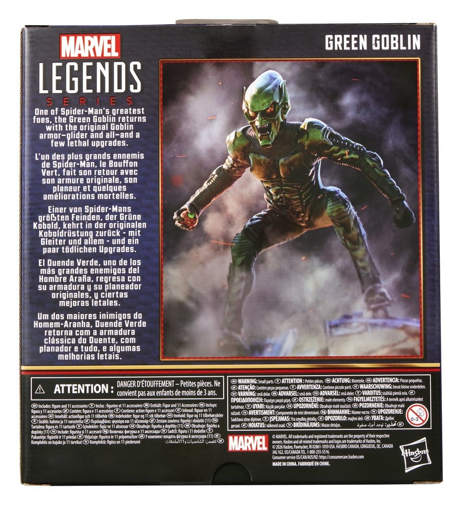 Spider-Man: No Way Home Marvel Legends figurine Green Goblin 15 cm pré-commande