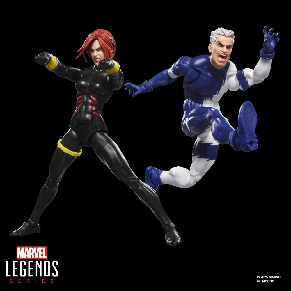 Pack de figurines Black Widow & Quicksilver – Marvel Legends (Hasbro) – Marvel – 15cm