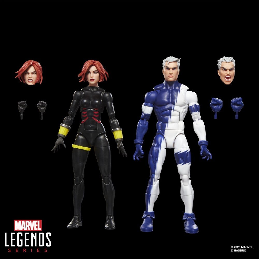 Pack de figurines Black Widow & Quicksilver – Marvel Legends (Hasbro) – Marvel – 15cm