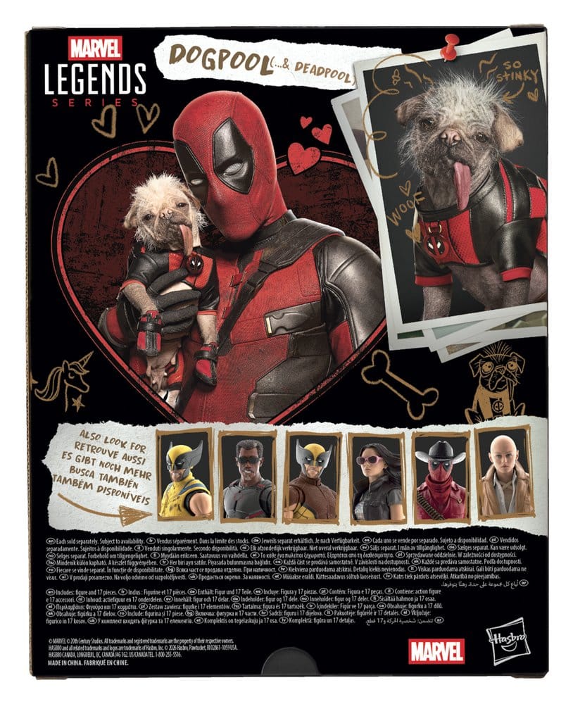 Pack de figurines Dogpool & Deadpool – Marvel Legends (Hasbro) – Marvel – 15cm