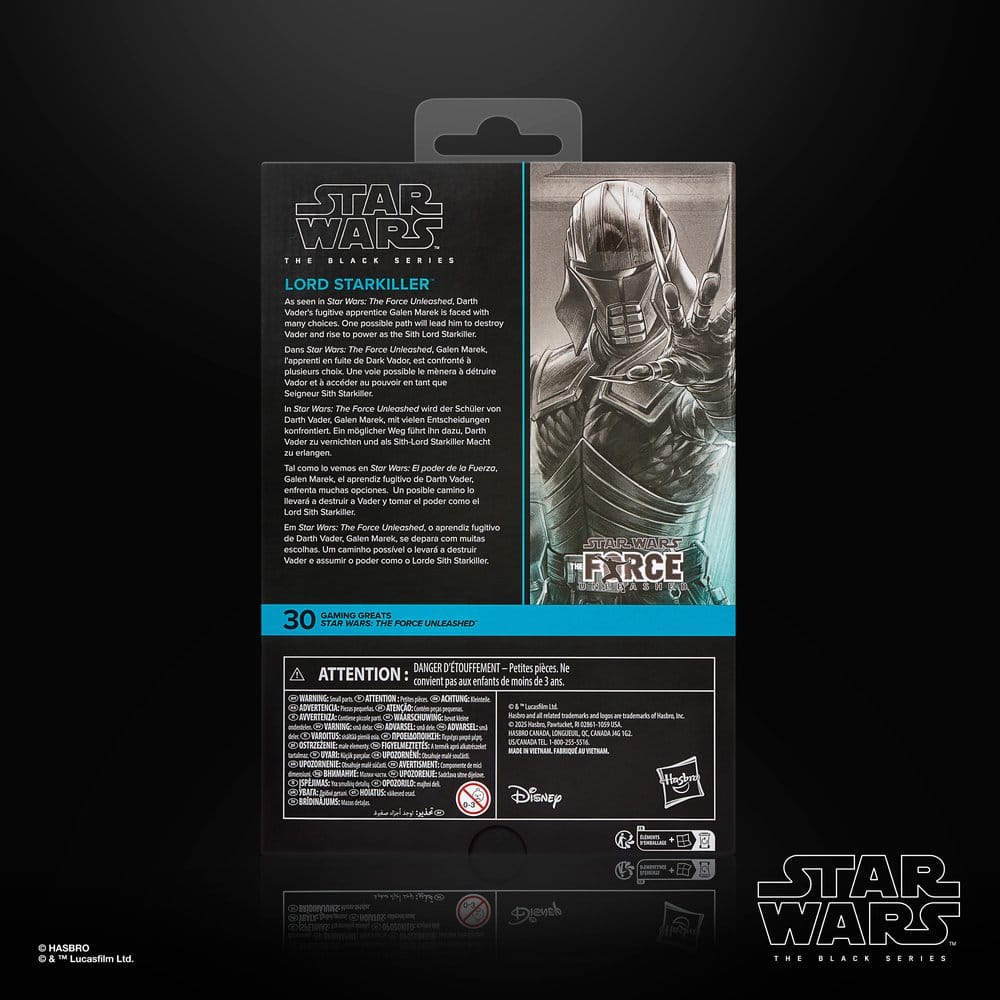 Figurine Lord Starkiller – The Black Series (Hasbro) – Star Wars – 15cm