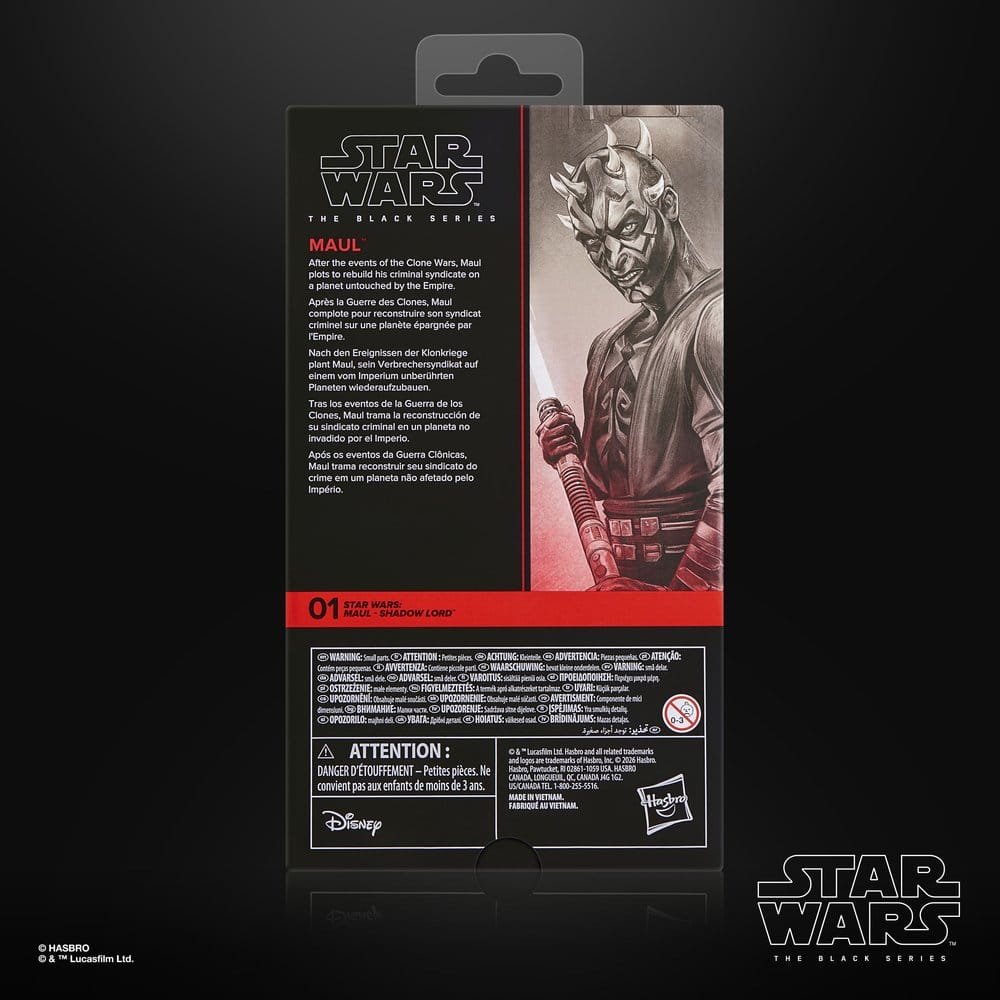 Figurine Maul – The Black Series (Hasbro) – Star Wars: Maul – Shadow Lord – 15cm
