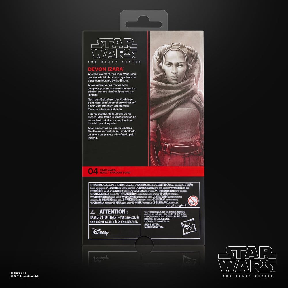 Figurine Devon Izara – The Black Series (Hasbro) – Star Wars: Maul – Shadow Lord – 15cm