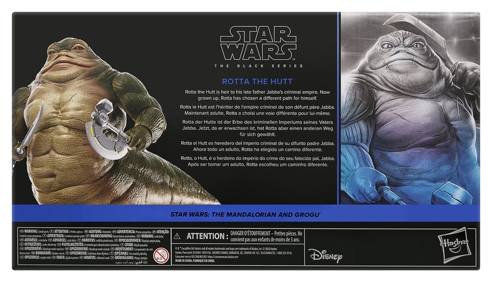 Star Wars: The Mandalorian and Grogu Black Series figurine Rotta the Hutt 17 cm pré-commande