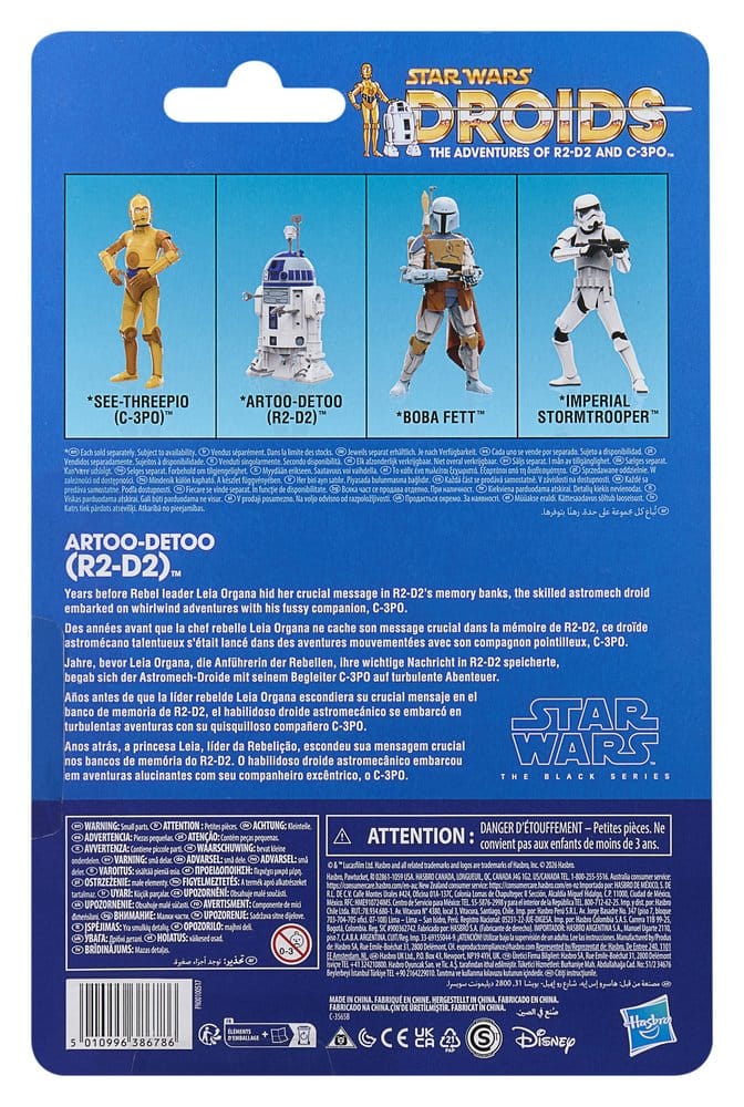 Figurine R2-D2 – The Black Series (Hasbro) – Star Wars: Droids – 15cm