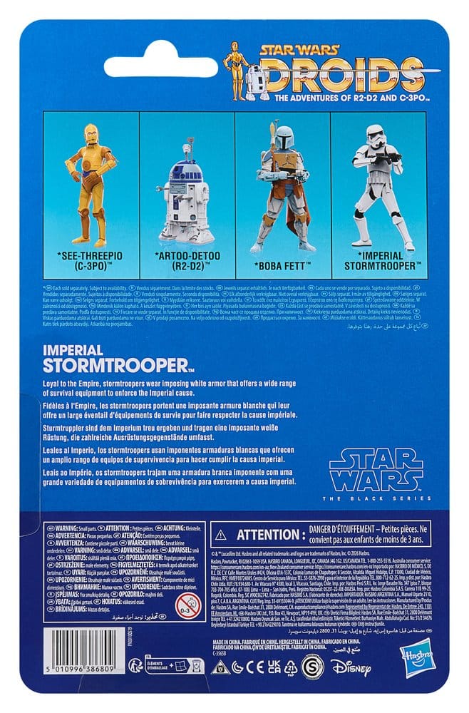Figurine Imperial Stormtrooper – The Black Series (Hasbro) – Star Wars: Droids – 15cm