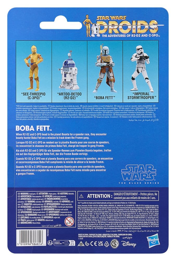 Figurine Boba Fett – The Black Series (Hasbro) – Star Wars: Droids – 15cm