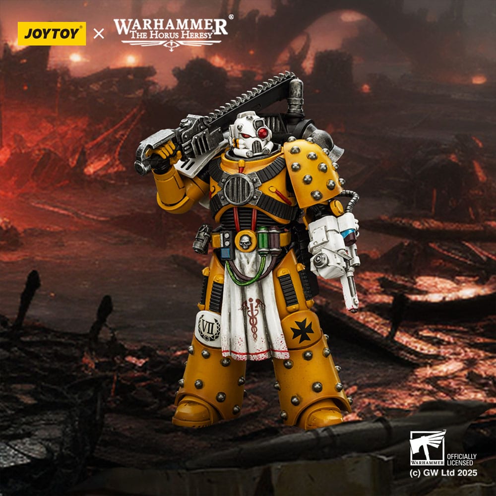 Warhammer 40,000: imperial Fists figurine Legion Apothecary 12 cm