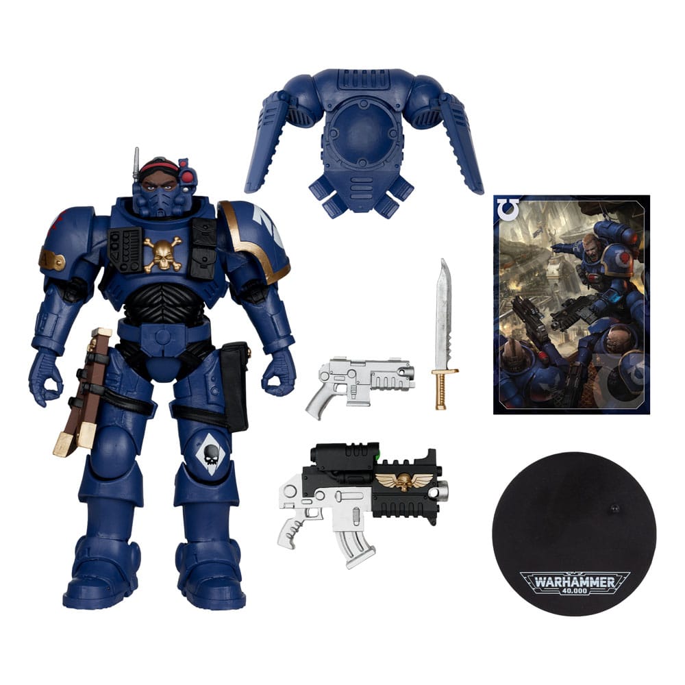 Figurine figurine Lieutenant in Phobos Armor (Ultramarines)  – Warhammer (McFarlane Toys) – Warhammer 40,000 – 18cm