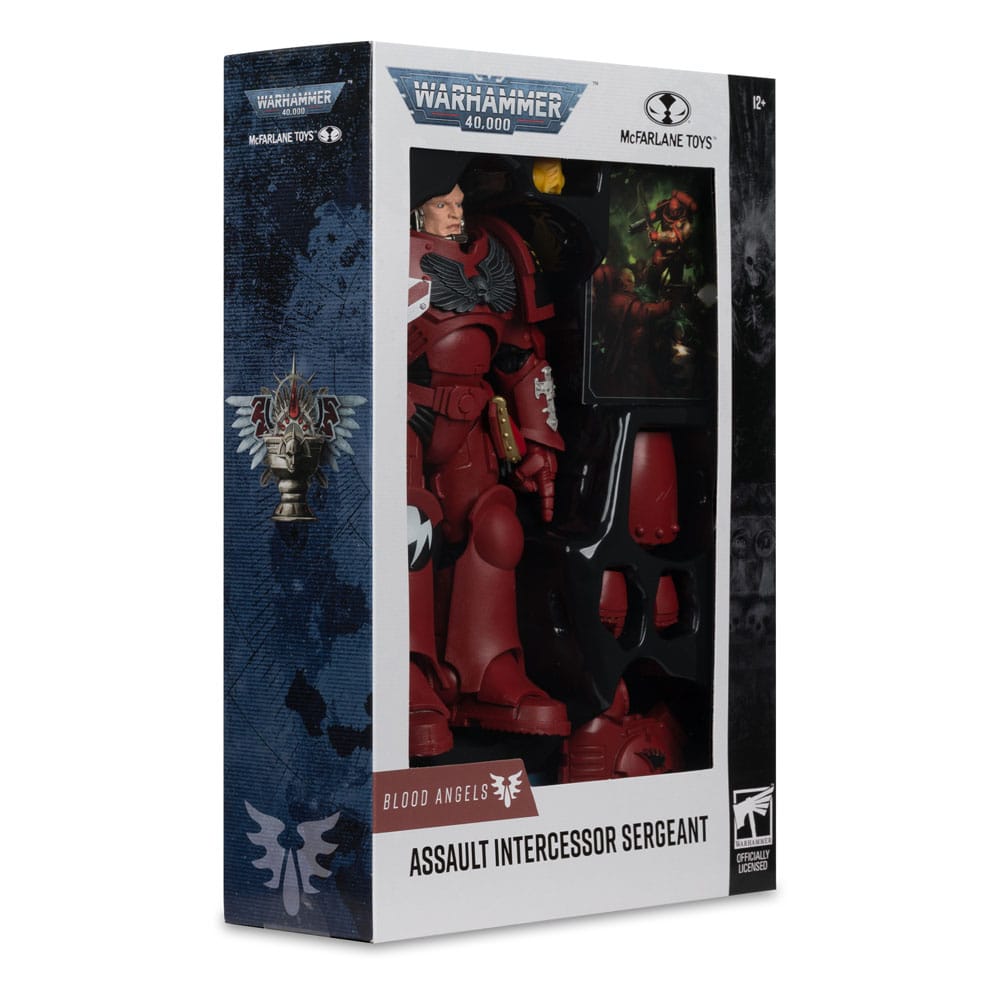 Figurine Assault Intercessor Sergeant (Blood Angel) – Warhammer Art (McFarlane Toys) – Warhammer 40,000 – 18cm