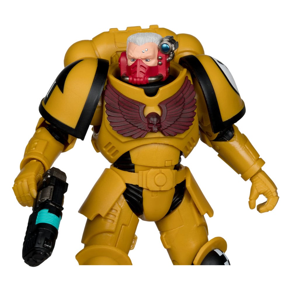Figurinefigurine Intercessor Sergeant (Imperial Fist) (Gold Label)  – Warhammer Art (McFarlane Toys) – Warhammer 40,000 – 18cm