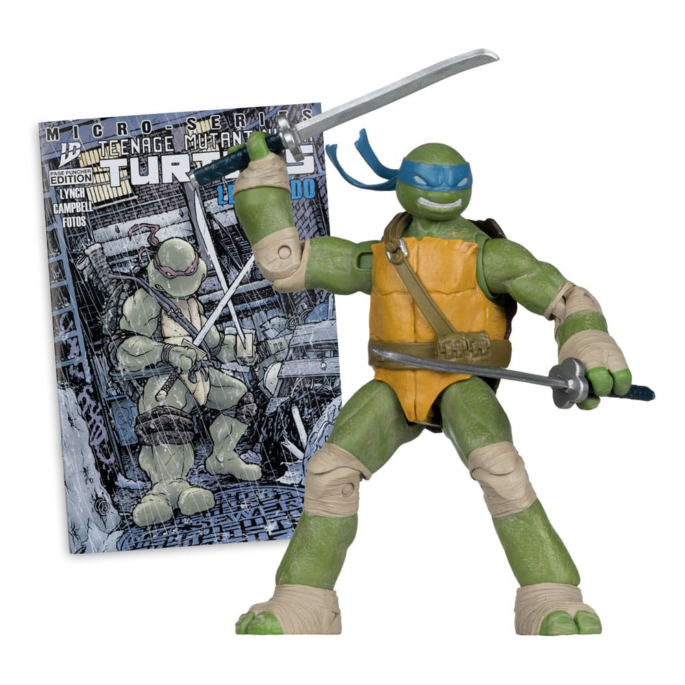 Figurine Leonardo – Page Punchers (McFarlane Toys) – Tortues Ninja – 13cm