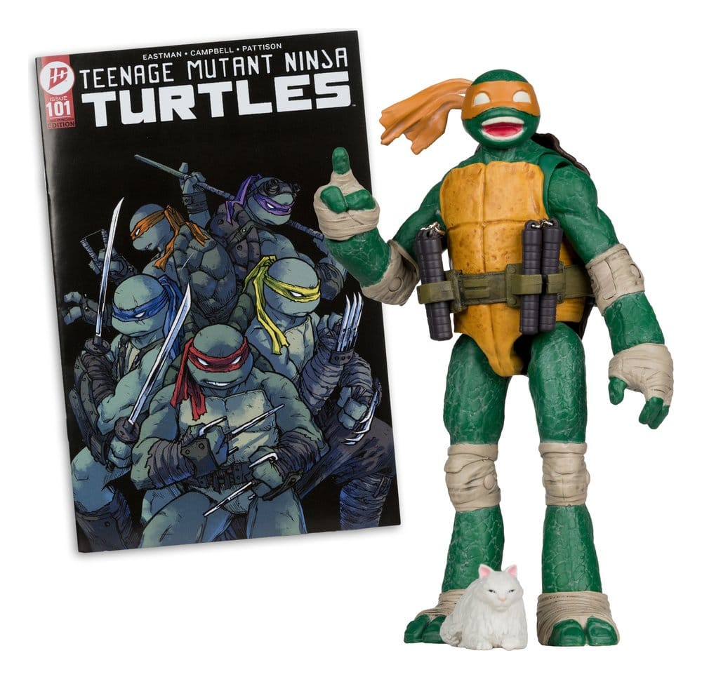 Figurine Michelangelo – Page Punchers (McFarlane Toys) – Tortues Ninja – 13cm