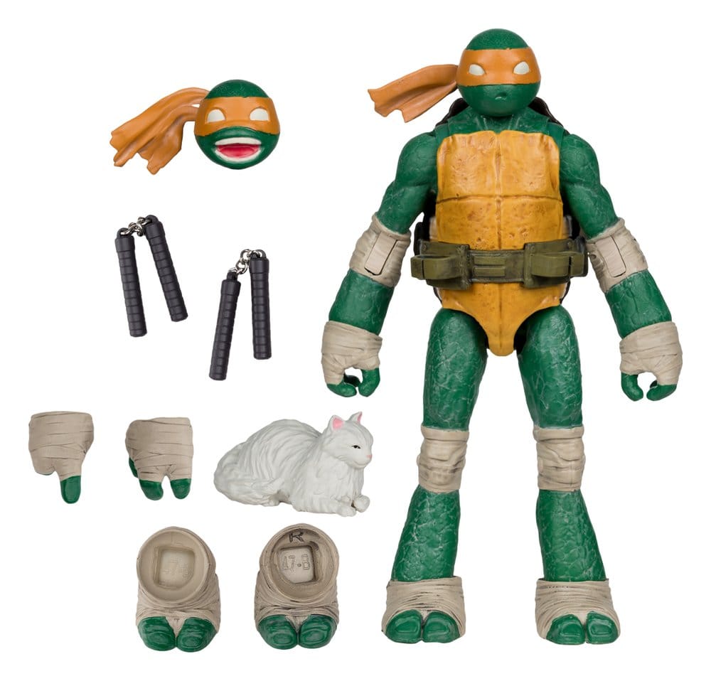 Figurine Michelangelo – Page Punchers (McFarlane Toys) – Tortues Ninja – 13cm