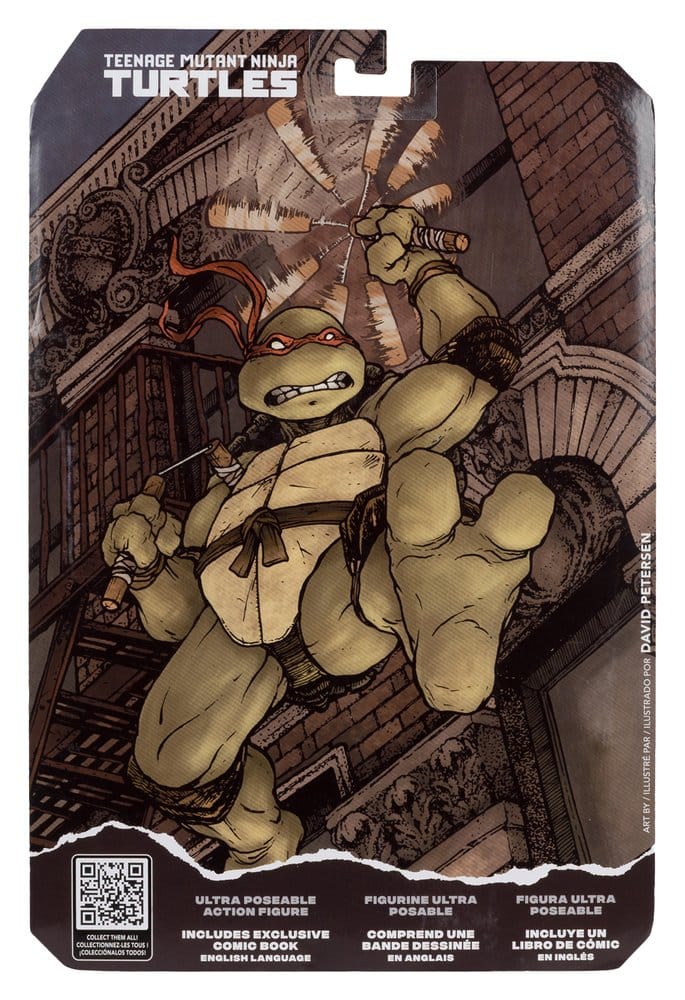 Figurine Michelangelo – Page Punchers (McFarlane Toys) – Tortues Ninja – 13cm