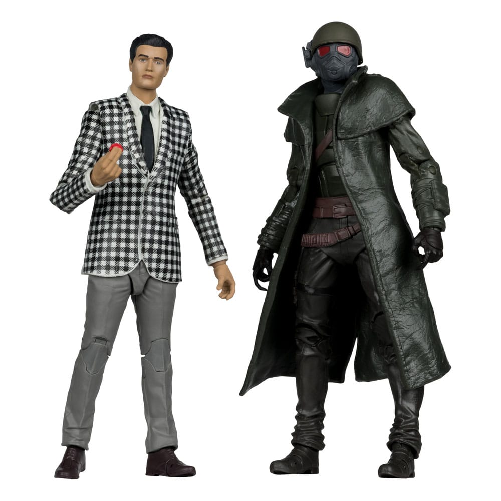 Fallout: New Vegas pack 2 statuettes Riot Ranger Armor & Benny Survivor 18 cm