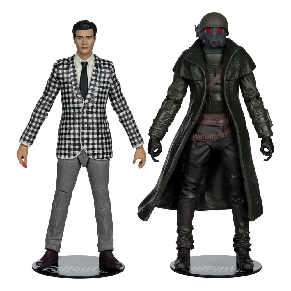 Fallout: New Vegas pack 2 statuettes Riot Ranger Armor & Benny Survivor 18 cm