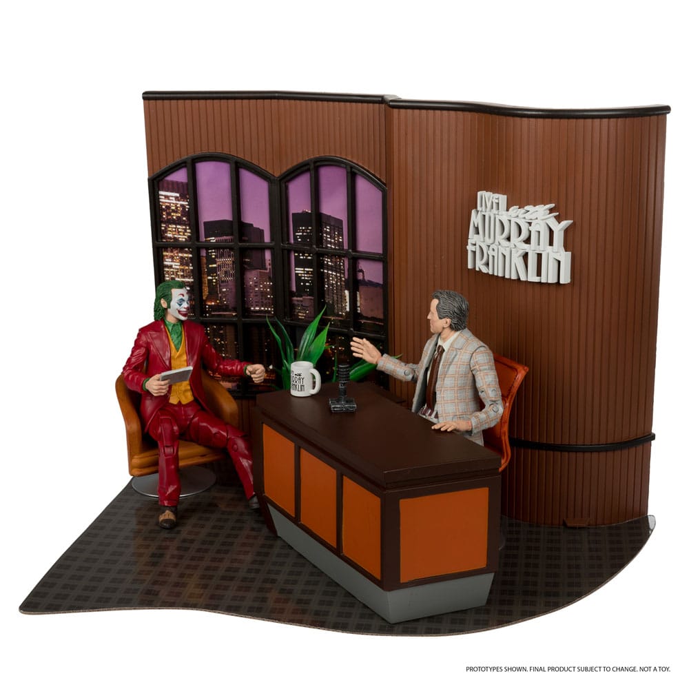 McFarlane Toys - DC Multiverse Joker Movie (édition limitée Deluxe Collector Set – Live with Murray Franklin)