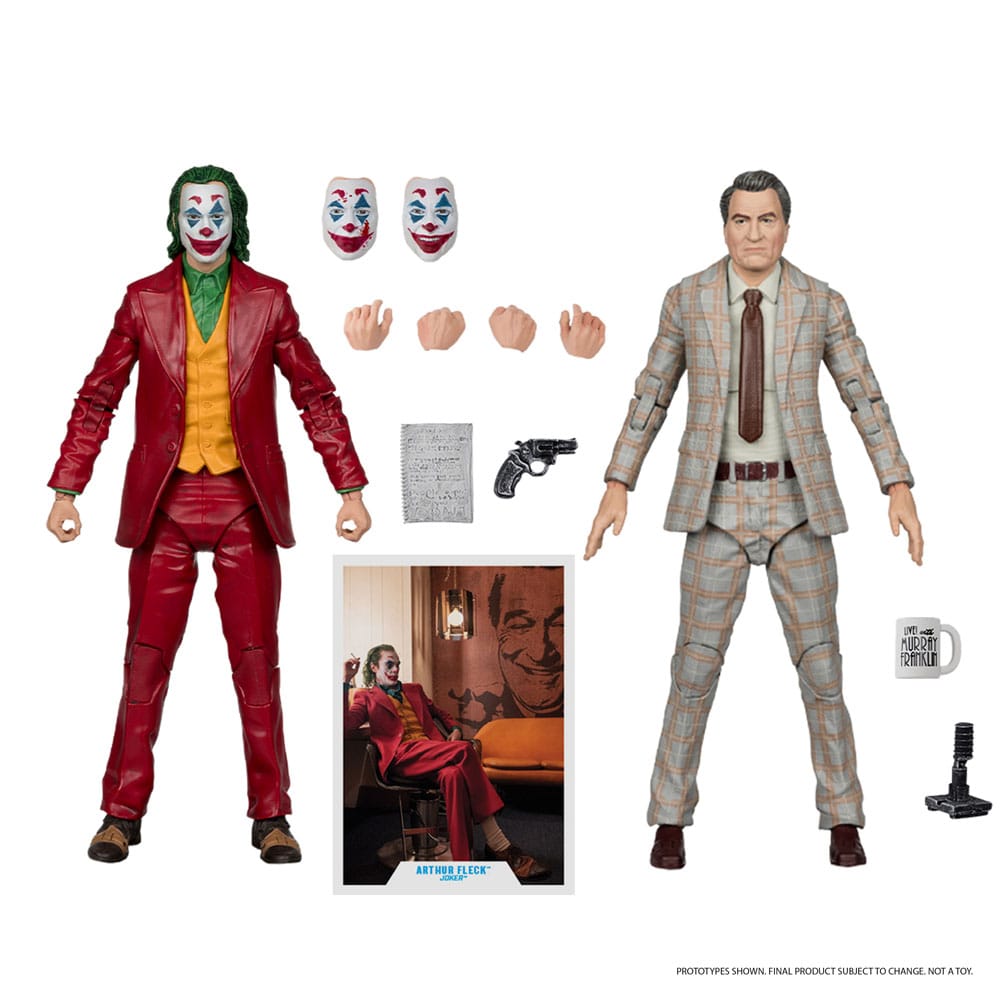 McFarlane Toys - DC Multiverse Joker Movie (édition limitée Deluxe Collector Set – Live with Murray Franklin)