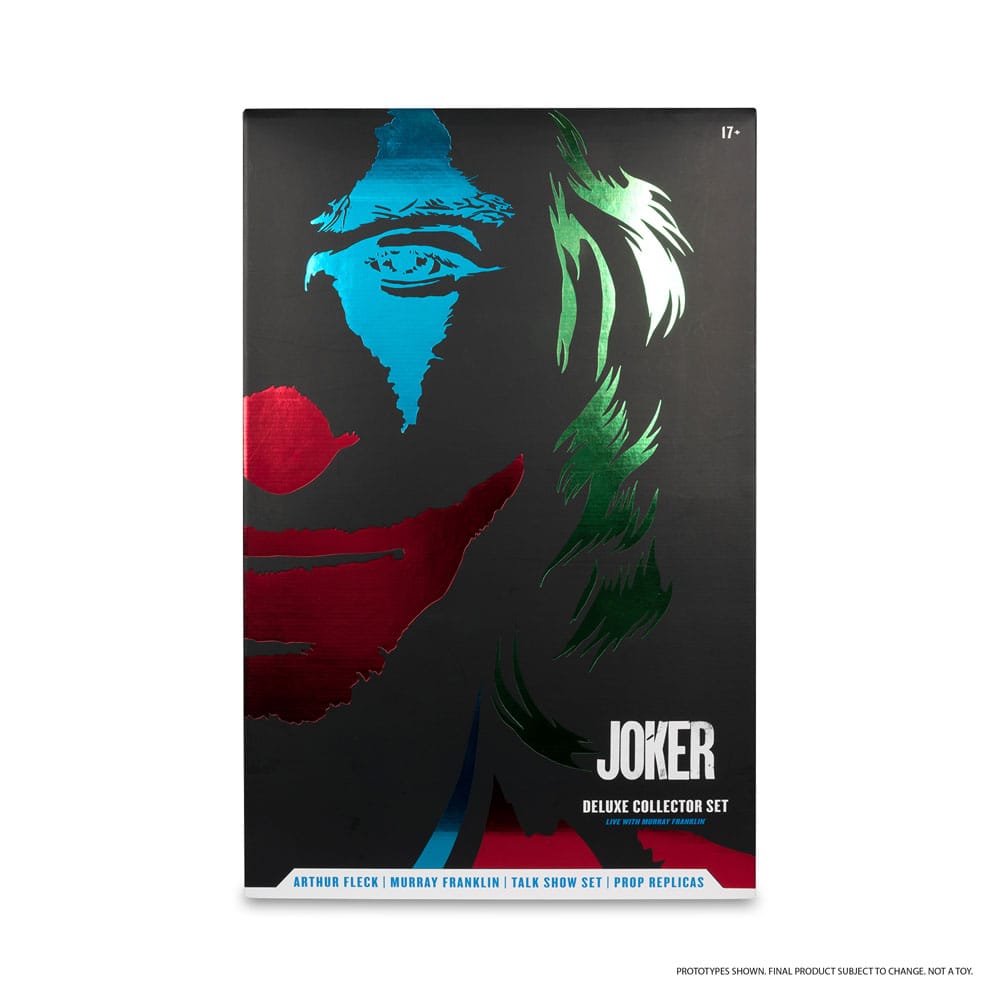 McFarlane Toys - DC Multiverse Joker Movie (édition limitée Deluxe Collector Set – Live with Murray Franklin)