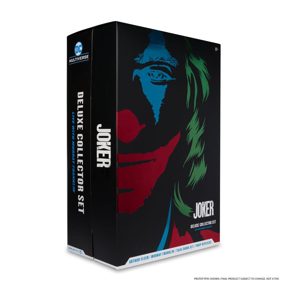 McFarlane Toys - DC Multiverse Joker Movie (édition limitée Deluxe Collector Set – Live with Murray Franklin)