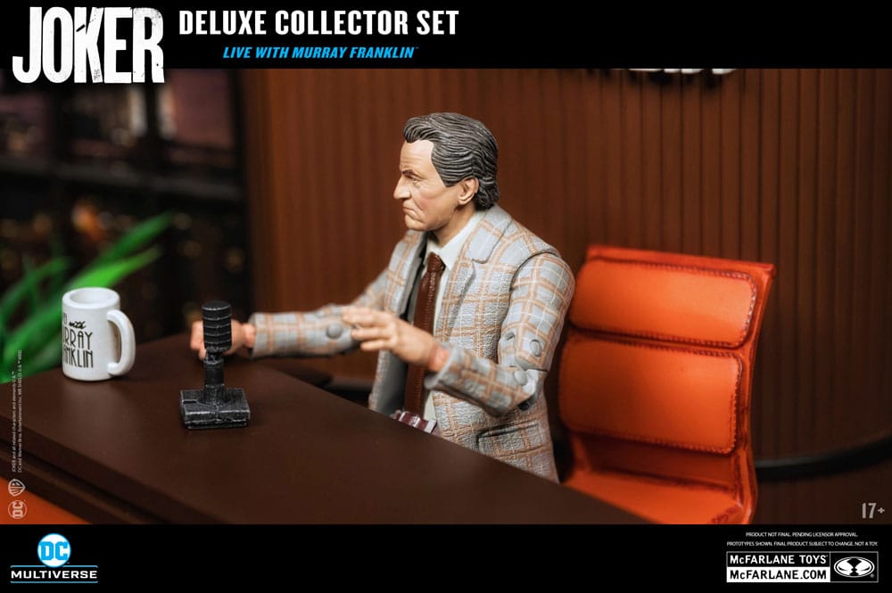 McFarlane Toys - DC Multiverse Joker Movie (édition limitée Deluxe Collector Set – Live with Murray Franklin)