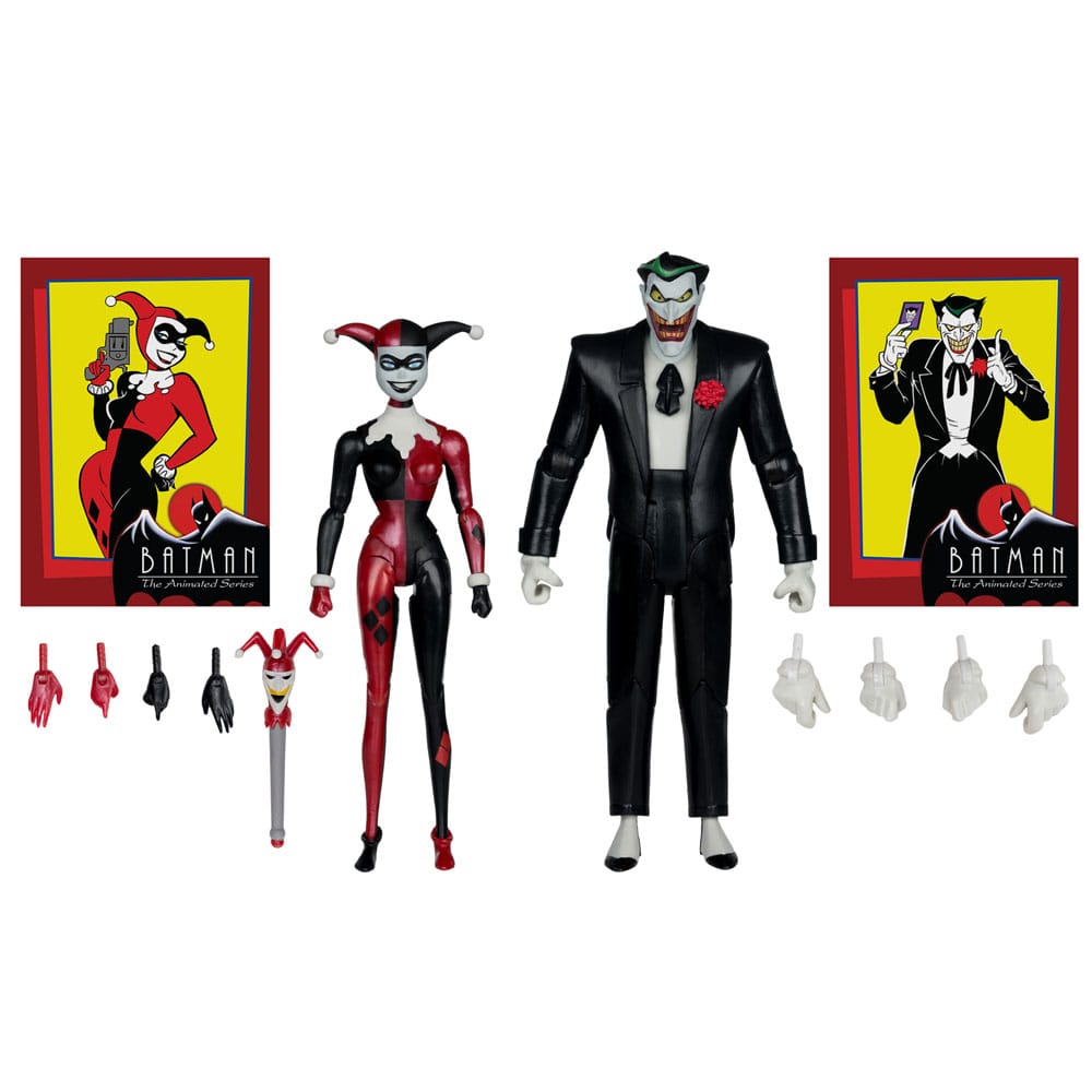 Pack de figurines Harley Quinn & The Joker – DC Direct (McFarlane Toys) – DC Comics – 17cm