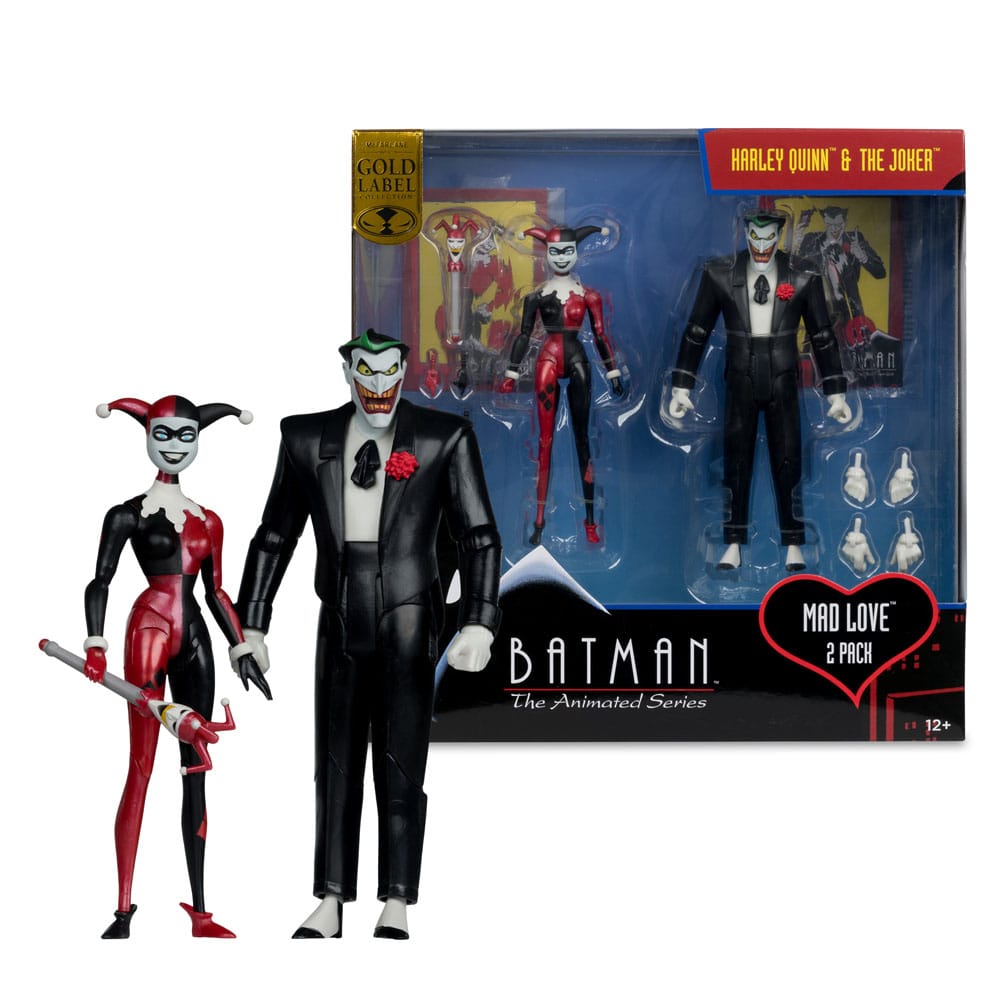 Pack de figurines Harley Quinn & The Joker – DC Direct (McFarlane Toys) – DC Comics – 17cm