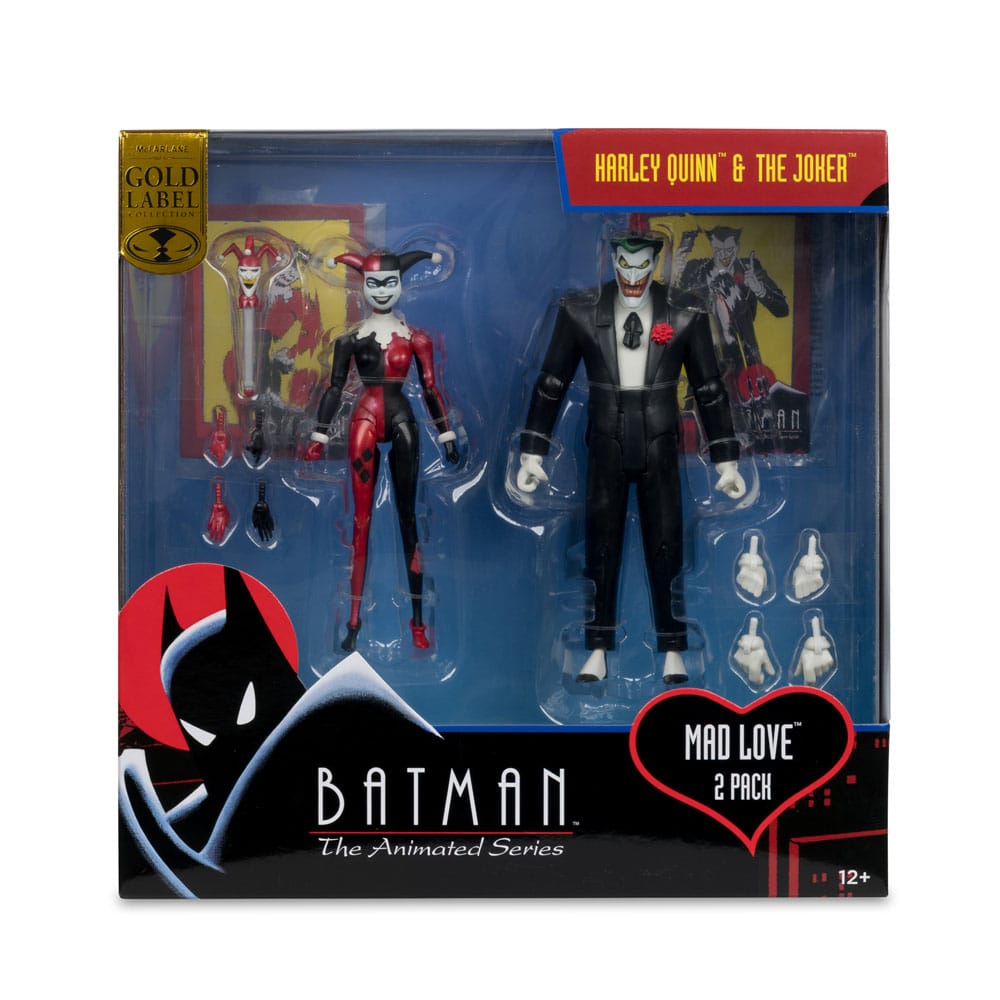 Pack de figurines Harley Quinn & The Joker – DC Direct (McFarlane Toys) – DC Comics – 17cm