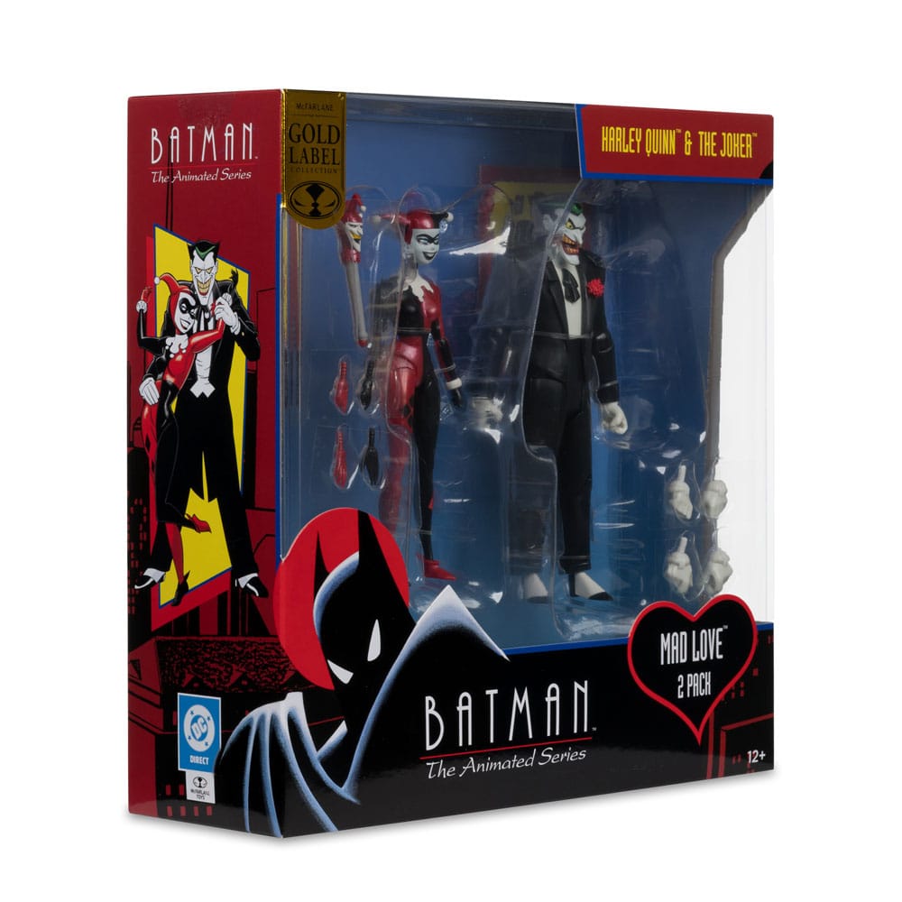 Pack de figurines Harley Quinn & The Joker – DC Direct (McFarlane Toys) – DC Comics – 17cm