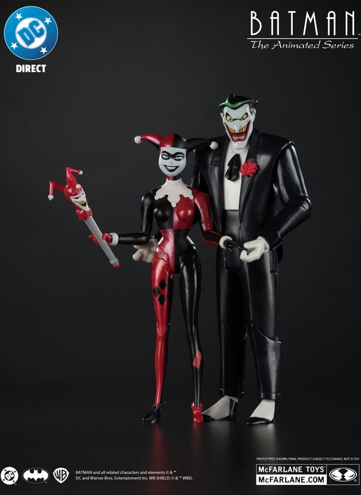 Pack de figurines Harley Quinn & The Joker – DC Direct (McFarlane Toys) – DC Comics – 17cm