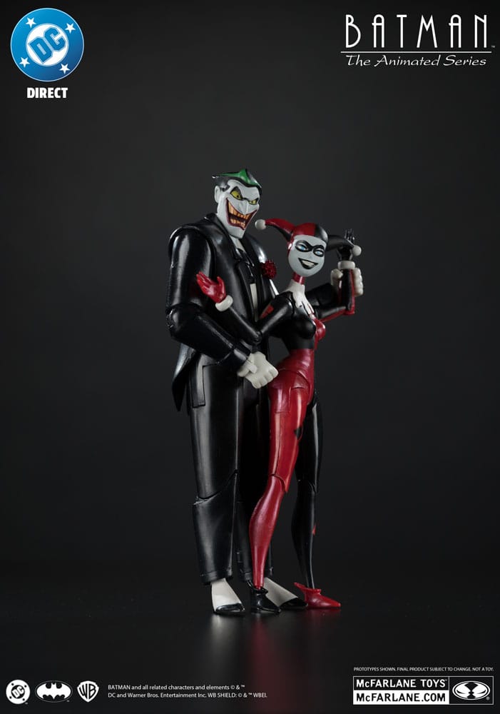 Pack de figurines Harley Quinn & The Joker – DC Direct (McFarlane Toys) – DC Comics – 17cm
